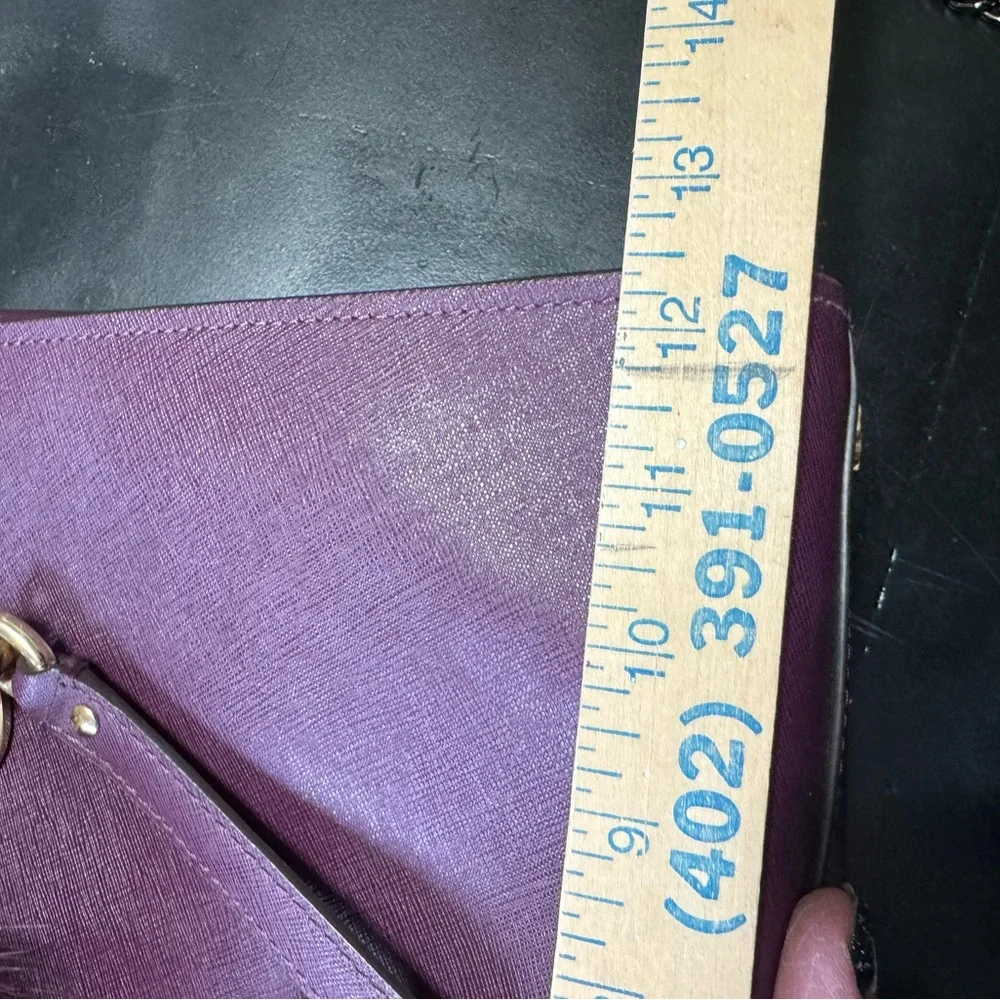 Michael Kors Purple‎ Leather Sofia Tote